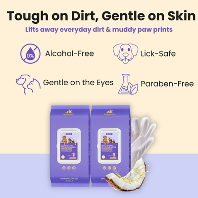 Deodorizing Pet Glove Wipes