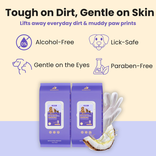 Deodorizing Pet Glove Wipes